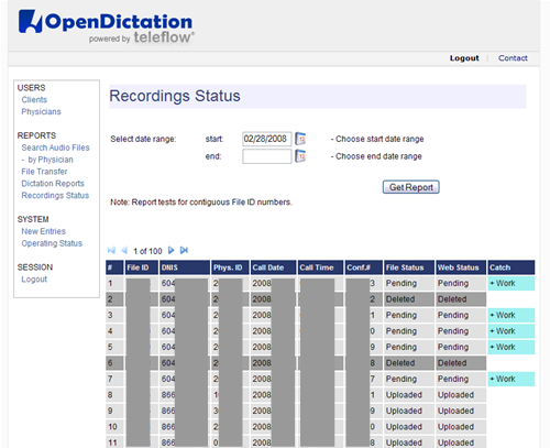 Image:Opendictation-reports.png